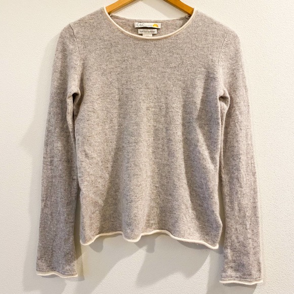C&C California Sweaters - C&C California 100% Cashmere Crewneck Sweater Size S
